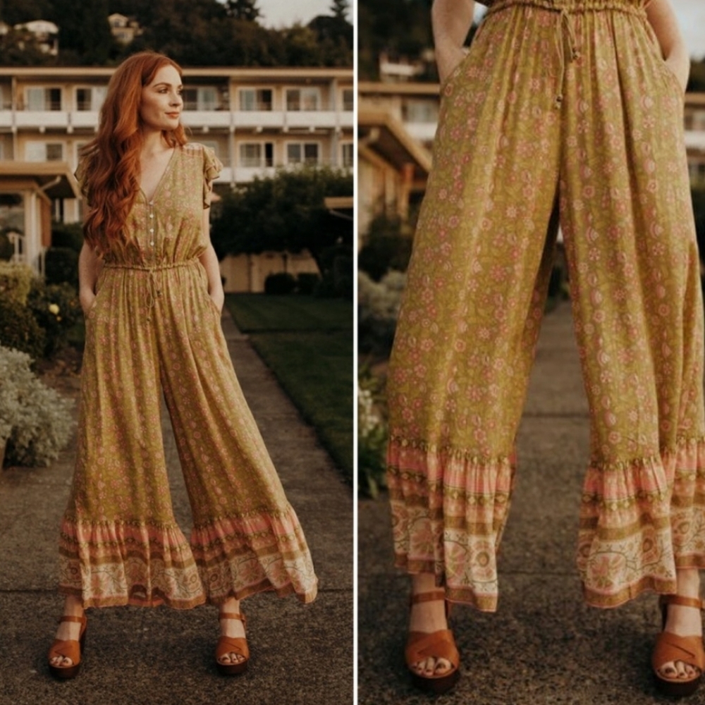 NWT Spell Dahlia Jumpsuit XXS
